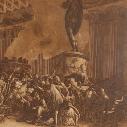 Pair of Aquatints by Luigi Ademollo Episodes of the Punic Wars 1797