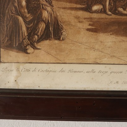 Pair of Aquatints by Luigi Ademollo Episodes of the Punic Wars 1797