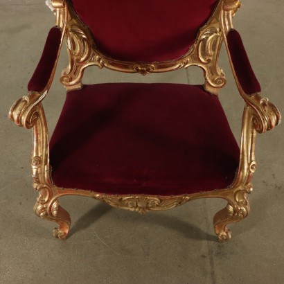 Trono dorato-particolare
