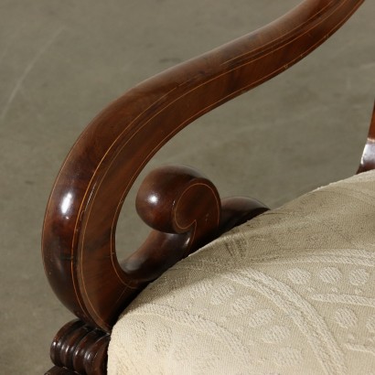 Sedia Carlo X-particolare