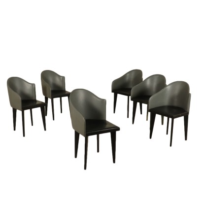 Group of Six Chairs by Piero Sartogo and Nathalie Grenon for Saporiti