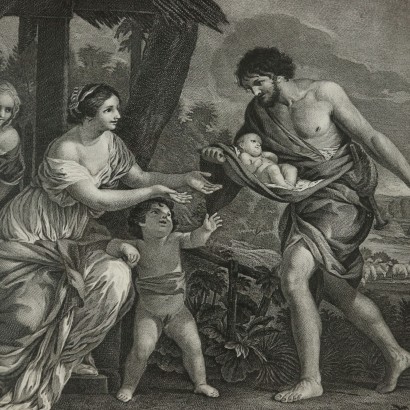 Quatre Eau-forte Cristoforo Dall'Acqua 1769