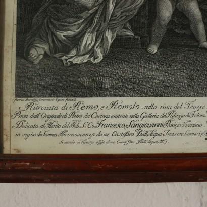 Quatre Eau-forte Cristoforo Dall'Acqua 1769