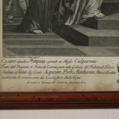Quatre Eau-forte Cristoforo Dall'Acqua 1769