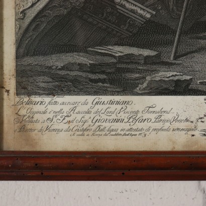 Quatre Eau-forte Cristoforo Dall'Acqua 1769