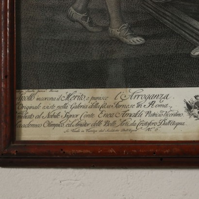 Quatre Eau-forte Cristoforo Dall'Acqua 1769