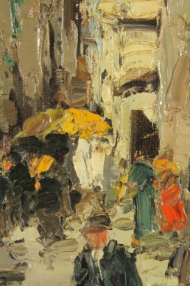 Kunst des zwanzigsten Jahrhunderts, Kunst des 900, Baccio Maria Bacci (1888 – 1974), Baccio Maria Bacci, Gemälde von M. Bacci, Landstraße, Bacci, 900 Ölbilder