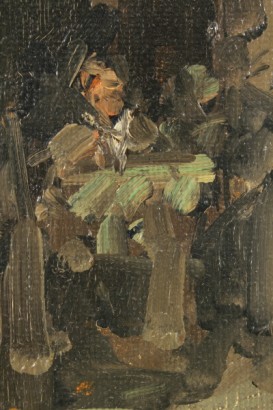 Kunst des zwanzigsten Jahrhunderts, Kunst des 900, Baccio Maria Bacci (1888 – 1974), Baccio Maria Bacci, Gemälde von M. Bacci, Landstraße, Bacci, 900 Ölbilder