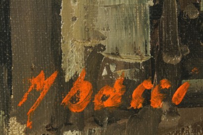 Kunst des zwanzigsten Jahrhunderts, Kunst des 900, Baccio Maria Bacci (1888 – 1974), Baccio Maria Bacci, Gemälde von M. Bacci, Landstraße, Bacci, 900 Ölbilder