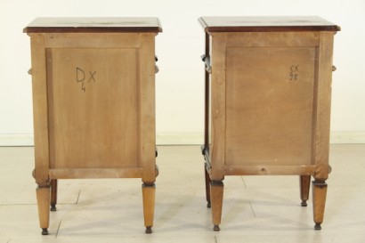 bottega del 900, mobili in stile, 2 comodini, stile neoclassico, mobili neoclassico, mobili 900, comodini 900, comodini neoclassico