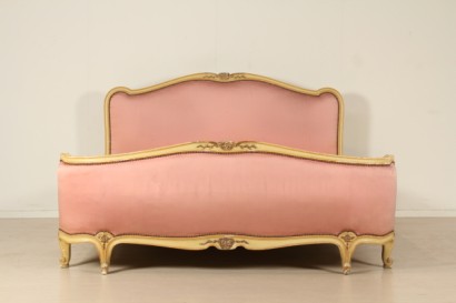 Bottega del 900, bed, late-late Baroque style, bed, bed 900 barocchetto, lacquerware, lacquer bed