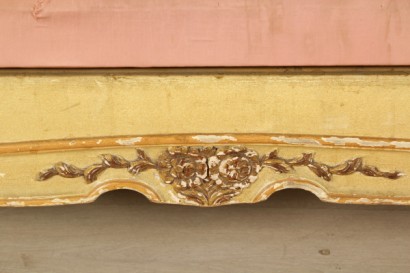 Bottega del 900, bed, late-late Baroque style, bed, bed 900 barocchetto, lacquerware, lacquer bed