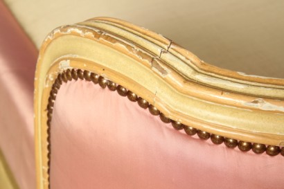 Bottega del 900, bed, late-late Baroque style, bed, bed 900 barocchetto, lacquerware, lacquer bed