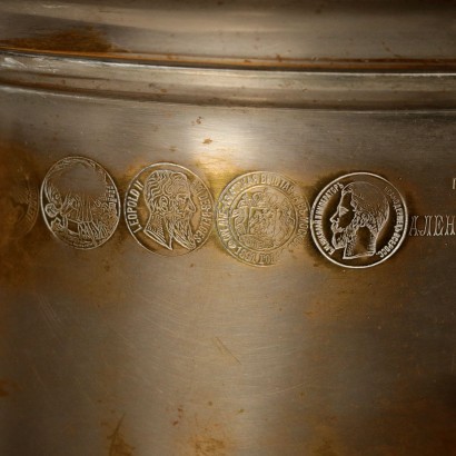 Samovar Laiton Bois Fabriqué en Russie '900