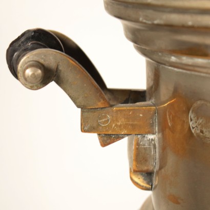 Samovar Laiton Bois Fabriqué en Russie '900