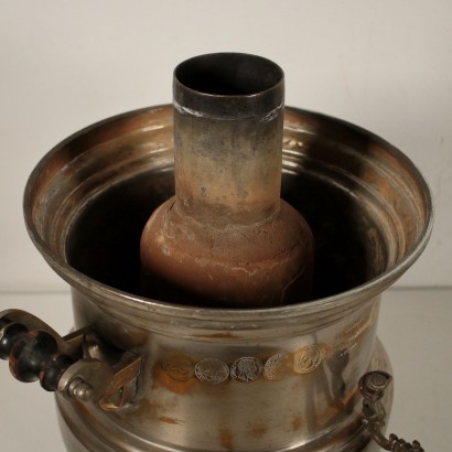 Samovar Laiton Bois Fabriqué en Russie '900