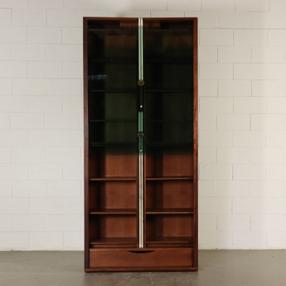 Carlo Scarpa Bücherregal Nussbaumholz 70er - 80er Jahre.