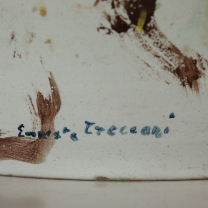 Portaombrelli di Ernesto Treccani-particolare