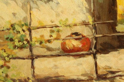 nineteenth-century art, 19th-century paintings, 19th-century oil paintings, Riccardo Pellegrini (1863-1934), Riccardo Pellegrini, oil on plywood, masks, paintings by pilgrims