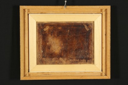 nineteenth-century art, 19th-century paintings, 19th-century oil paintings, Riccardo Pellegrini (1863-1934), Riccardo Pellegrini, oil on plywood, masks, paintings by pilgrims