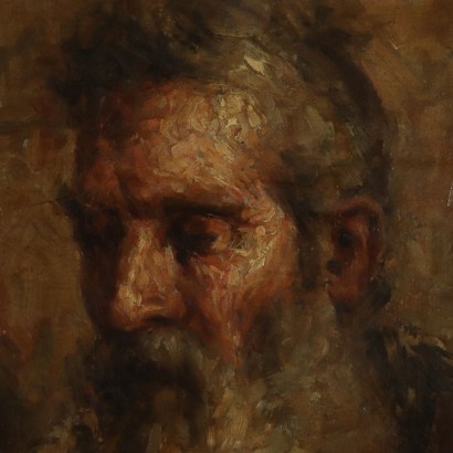 Ritratto di Uomo Anziano-particolare
