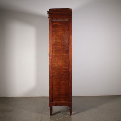 Mahogany Wardrobe with Mirror Italy Early 1800s