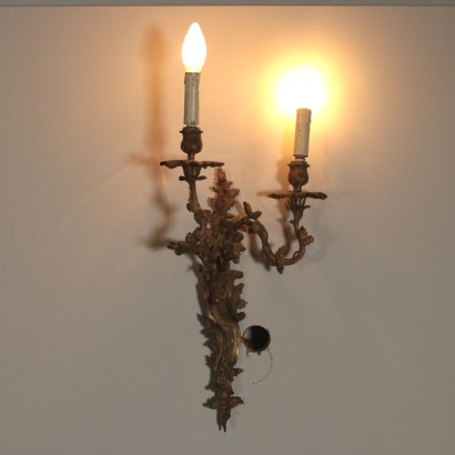 Grupo de quatro Appliques Napoleón III