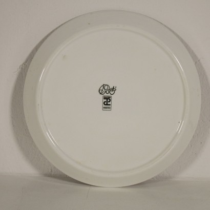 Giò Ponti 4 Keramikplatten Ceramiche Franco Pozzi Italien 1967.