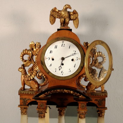 antigüedades, reloj, reloj antigüedades, reloj antiguo, reloj antiguo italiano, reloj antiguo, reloj neoclásico, reloj del siglo XIX, reloj de péndulo, reloj de pared, reloj de mesa Tempietto