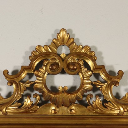 Large Gilded Carved Mirror Italy First Half of 1900s