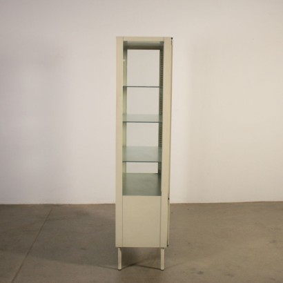 Vitrine Metall Glas Vintage Italien 60er-70er Jahre