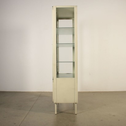 Vitrine Metall Glas Vintage Italien 60er-70er Jahre