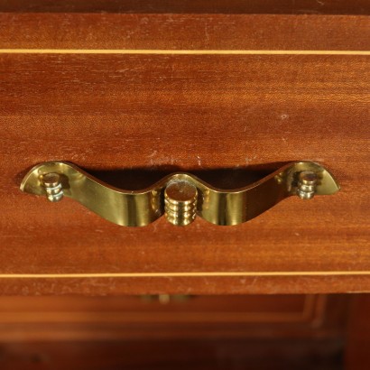 Garderobe Palisander Glas Messing Italien 50er - 60er Jahre