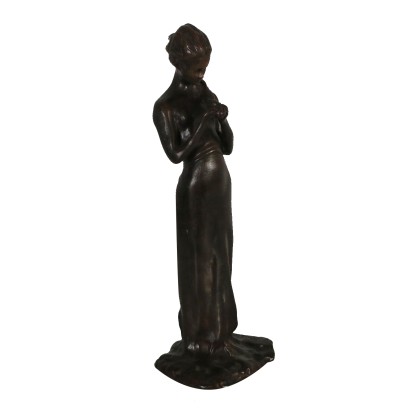 Sculpture Bronze Signature sur la base Italie '900