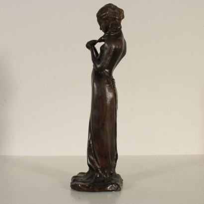 Sculpture Bronze Signature sur la base Italie '900