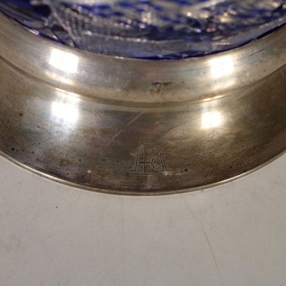 Récipient à punch Cristal Argent Marques déposées à la Base 350 gr