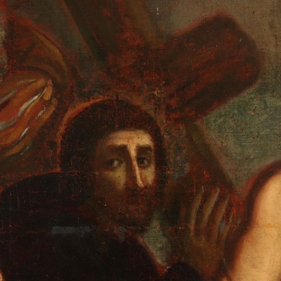 La Salita al Calvario-particolare