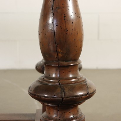 Fratino Tisch Nussbaum Italien erste Hälfte '900.