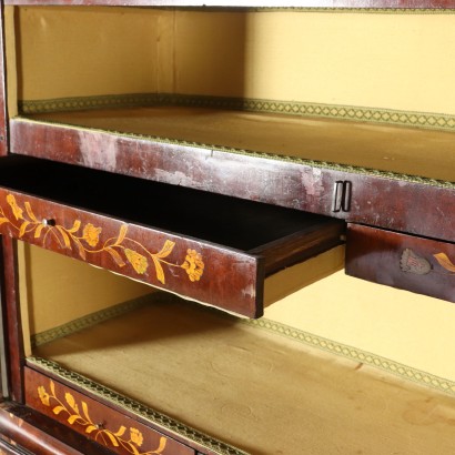 Cassettiera Olandese con Alzata-particolare