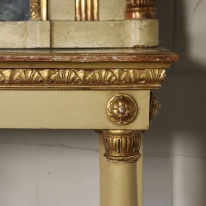 Consolle con Specchiera-particolare