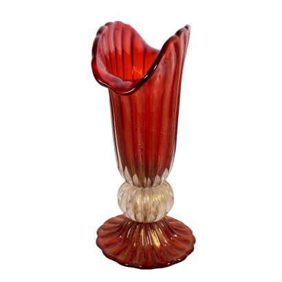 Vase im Stil von Barovier Glas Murano 20. Jahrhundert