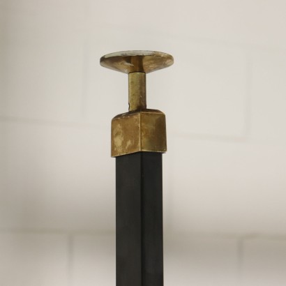 Deckenhohes Bücherregal Teakholz Vintage Italien 50er-60er Jahre