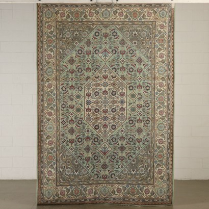 Tabriz Teppich Rumänien Wolle Handarbeit 80er Jahre