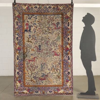 Isfaham Teppich Iran Seide 19. Jahrhundert