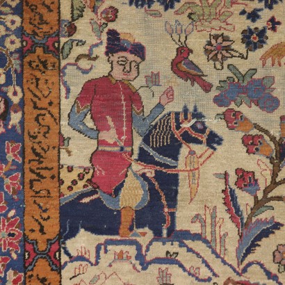 Isfaham Teppich Iran Seide 19. Jahrhundert