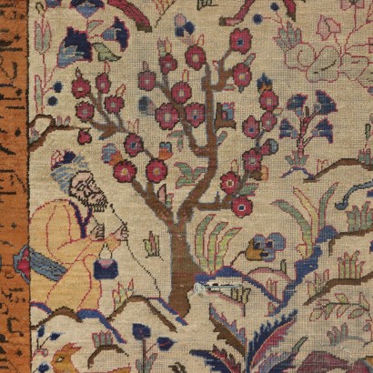 Isfaham Teppich Iran Seide 19. Jahrhundert