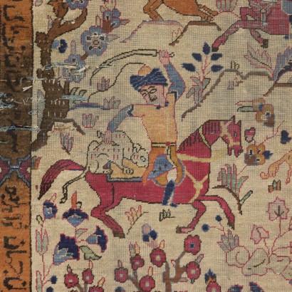 Isfaham Teppich Iran Seide 19. Jahrhundert