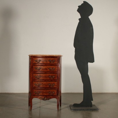 Kleine Kommode im Stil Marmorplatte Italien 20. Jahrhundert