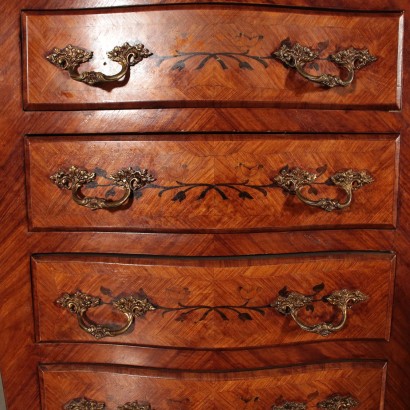 Kleine Kommode im Stil Marmorplatte Italien 20. Jahrhundert