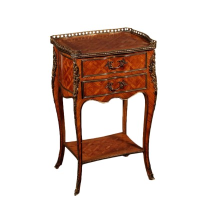 Beistelltisch Rosenholz Bronze Italien 20. Jahrhundert